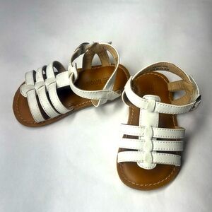 Thee Bron White Sandals